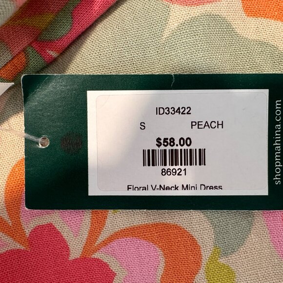 Super cute floral Mahina mini dress - Picture 3 of 6